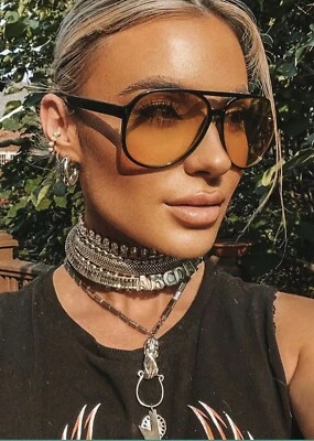 Mujeres Gafas de sol XL OVERSIZE "LAST CHERRY" Ojo de Gato AVIADOR Shadz GAFAS LO ÚLTIMO Foto 1 de 4