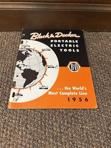 Original 1956 Black & Decker Portable Electric Tools Catalog  - Picture 1 of 5