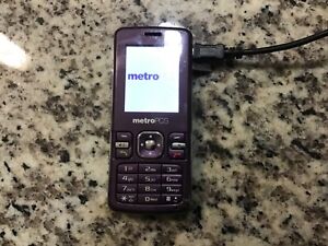 ZTE C78 - Purple ( MetroPCS CDMA ) Rare Cellular Candybar Phone