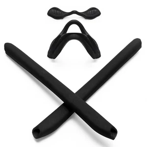 HDHUT Kit de Goma Negro Calcetines de Repuesto y Almohadillas para Nariz para-Oakley EVZero Range - Imagen 1 de 5