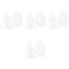 4pcs Hoods With Decor Chair Wedding Party Events Chair Hood with