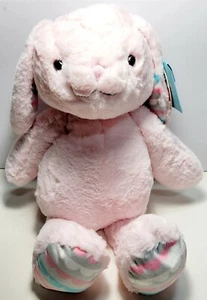 Fao Schwarz Easter Bunny Pink Rabbit 20" Cute New - Picture 1 of 9
