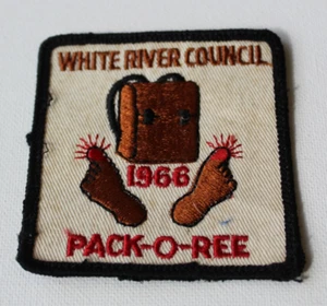 White River Area Council Bloomington Indiana, 1966 Pack-O-Ree Patch - Picture 1 of 1