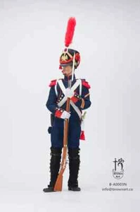 Artiglieria francese napoleonica arte marrone scala 1/6 cannoniere della guardia B-A0003N - Foto 1 di 14