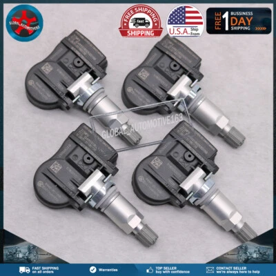 For Mazda 2 3 5 6 CX7 CX9 MX5 4PCS TIRE PRESSURE SENSOR MONITOR TPMS - Image 1 of 4
