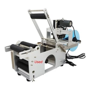 Used-Semi-automatic Round Bottle Coding & Labeling Machine Color Ribbon Coder - Picture 1 of 12