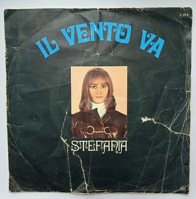 Stefania - Il Vento Va  7" rare vinyl 1969 Signal S 194 Tozzi Italy Chanson - Image 1 of 4