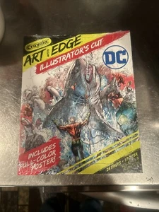 Aquaman Crayola Art with Edge Illustrator's Cut DC Coloring Book & Poster Sealed - Picture 1 of 4