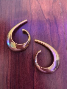Vintage Coro Goldtone Ear Cuffs - Picture 1 of 2