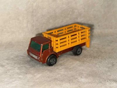 Винтажный 1976 Lesney спичечный коробок супербыстрый No 71 Dodge скотовод оранжевый  - Изображение 1 из 4