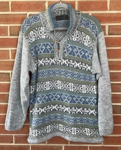 Arte Inca Berfass Alpaca Sweater womens Sz L/XL Pullover Cozy Southwest - Picture 1 of 12