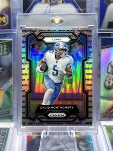 2023 Prizm CASE HIT SSP Press Proof Silver Holo David Montgomery Detroit Lions - Picture 1 of 1