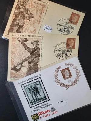 GERMANY Collection REICH WWII 1941-42 ADOLF HITLER "SONDERPOSTKARTE" LOT SCARCE - Image 1 of 4