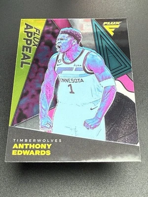 Anthony Edwards 2022-23 Flux Appeal #19 Insert Minnesota Timberwolves - Image 1 of 2