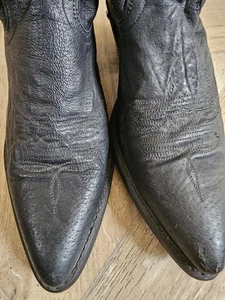 Genuine Leather Cowboy Boots - Picture 1 of 11