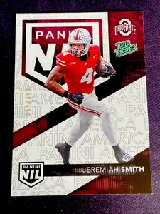 2025 Panini The National Silver Pack #NIL5 JEREMIAH SMITH RATED PROSPECT #d/499 - Foto 1 di 2