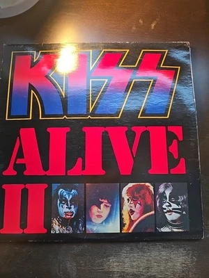 Kiss Alive II 1977 Vinyl Casablanca Records 1st Press NBLP 7076-2 Double Album Foto 1 de 2
