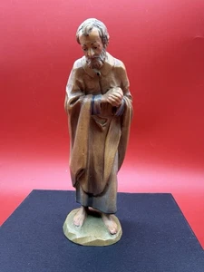 Vintage ANRI Holz handgeschnitzt Kuolt Joseph für die 6" Krippe - Bild 1 von 6