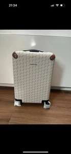 Michael Kors Tasche Reisekoffer Travel Empire SM Hardcase Trolley Vanilla 360° - Bild 1 von 8