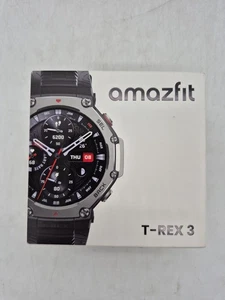 Amazfit T-Rex 3 - 48.5mm Fitness Smart Watch w/ Voice Control (Onyx) BRAND NEW! - Picture 1 of 2