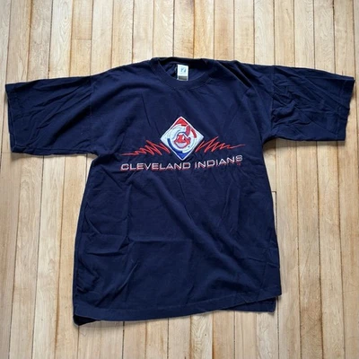 Camiseta De Colección Años 90 Cleveland Indians Para Hombre L Chief Wahoo Puntada Única Hecha en EE. UU. Foto 1 de 4