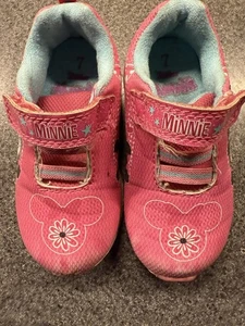Disney Minnie Mouse Toddler Sneakers Pink Size 7 - Picture 1 of 9