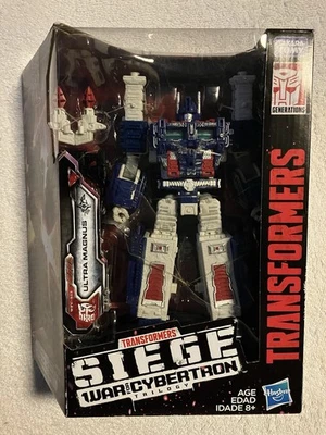 Transformers War For Cybertron Trilogy Siege Leader Class Ultra Magnus DMG Box - Image 1 of 4