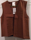 GIRL SCOUTS #51213 BROWNIE VEST LARGE 14-16 NEW IN PACKAGE