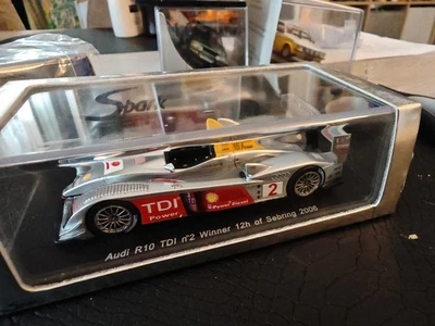 Audi R10 TDI Winner 12h Sebring 2006 McNish-Kristensen-Capello 1:43 SPARK S0678 - Immagine 1 di 2