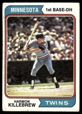 1974 Topps Harmon Killebrew Minnesota Twins #400 - Image 1 of 2