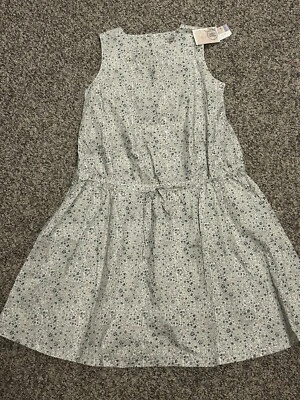 TRIGO Vestido Diseño Danés Niñas Esther Marfil Sin Mangas 12 Floral Cordón Nuevo con Etiquetas Foto 1 de 4