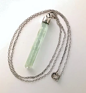 Vintage Aquamarin Anhänger mit Sterling Silber Kette - Bild 1 von 3