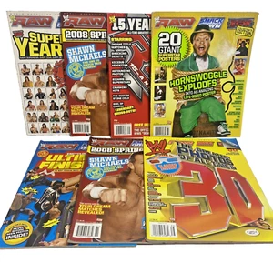2008 WWE Raw Wrestling Magazine Lot Of 7 - Picture 1 of 8