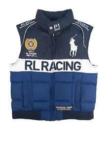 Polo Ralph Lauren P1 2011 Racing Team USA YOUTH L Down Puffer Vest Goose Gilet - Bild 1 von 17