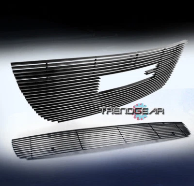 2007-2013 GMC YUKON XL 1500 2500 SPORT UPPER+BUMPER BILLET GRILLE 2PCS LOGO OPEN - Image 1 of 4