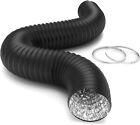 iPower Flexible Ducting Vent Hose (6-8 in 8-25 Ft) 4-lay Protect Aluminum Hose