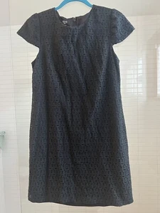 Suzi Chin Shift Dress Womens Size 8 Black Cap Sleeve - Picture 1 of 3
