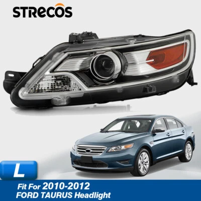For Ford Taurus 2010-2012 Halogen Projector Headlight W/ Bulb Driver Side Models Foto 1 de 4