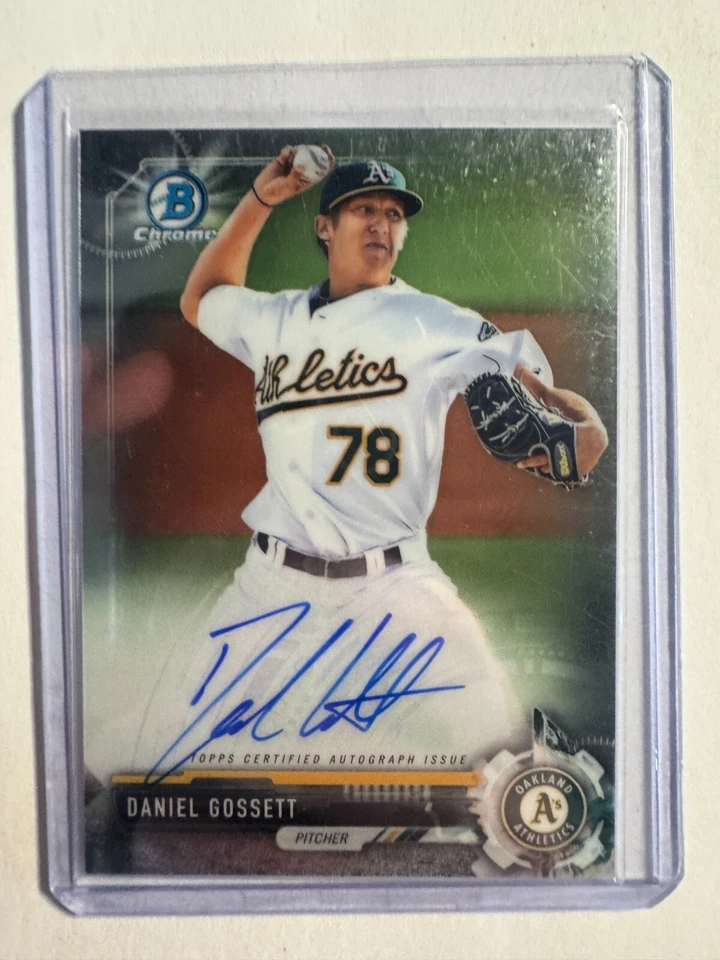 K300,492 -  2017 Bowman Chrome Prospect Autographs #CPADG Daniel Gossett Auto - Image 1 of 1
