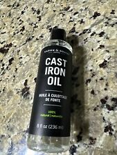 Caron & Doucet Cast Iron Seasoning & Cleaning Oil 100% Plant-Based & Food Safe
