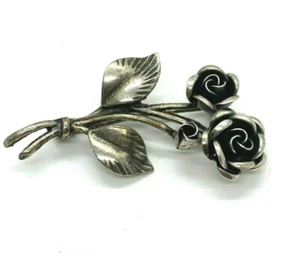 Brosche Hildesheimer Rose Silber -sehr hübsch- - Bild 1 von 3