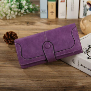 Women Lady Soft Leather Wallet Long Clutch Card Holder Purse Handbag Xmas Gift
