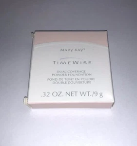 Mary Kay Timewise fondotinta in polvere a doppia copertura beige 400 #8928 vassoio grigio NUOVO - Foto 1 di 1