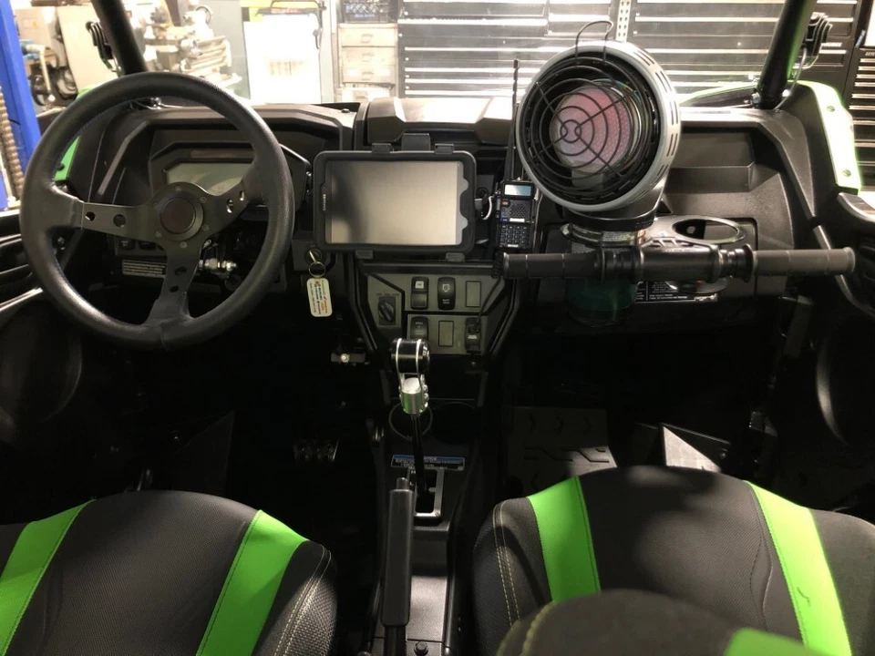 Kawasaki KRX & KRX4 1000 Cup Holder w/ Propane heater bracket And Heater MH4GC - Image 1 of 4