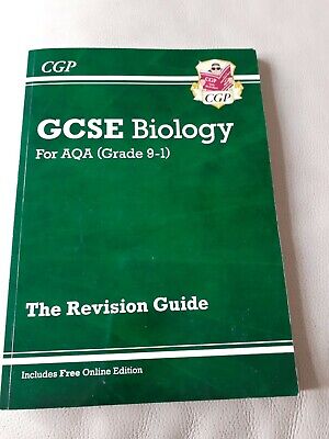 New Grade 9-1 GCSE Biology: AQA Revision Guide With Online Edition-CGP Books • 5.59£