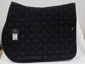 Equiline Octogan Stampato Saddle Pad / Cloth Blue - NEW - Picture 1 of 8