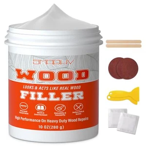 SMAPHY Wood Filler Wood Putty Wood Filler Paintable Wood Putty Stainable Sand... - Picture 1 of 7