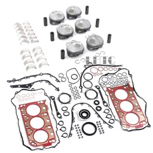Engine Overhaul Rebuild Pistons Gaskets Kit For Porsche Macan Panamera S 3.0T V6 - Picture 1 of 8