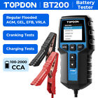 Topdon Bt00 12V 24V Trucks Car Battery Tester 100-2000 Cca Voltage Tester