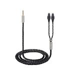 Replacement Headset Cable For Hd650 Hd600 Hd660s Hd580 Headset Non-Tangled Wire